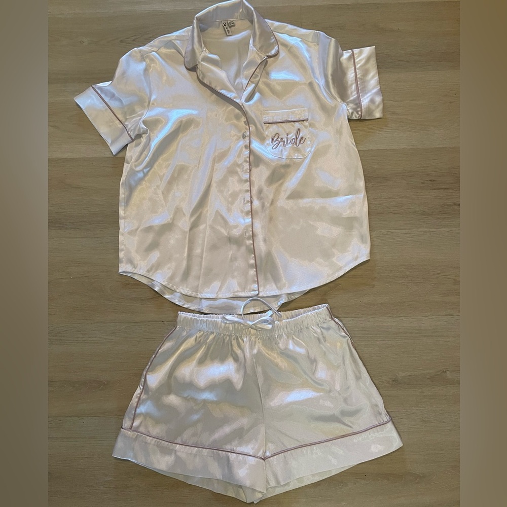 DB Studio Bride Satin Pajama Set